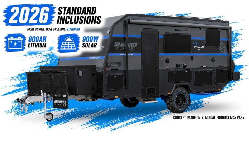 Falcon 17DL Hard Roof Offroad Caravan