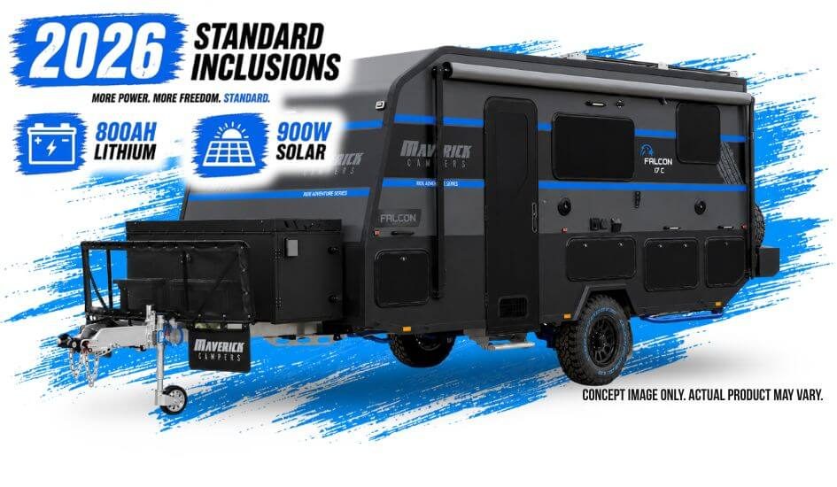 Falcon 17C Hard Roof Offroad Caravan